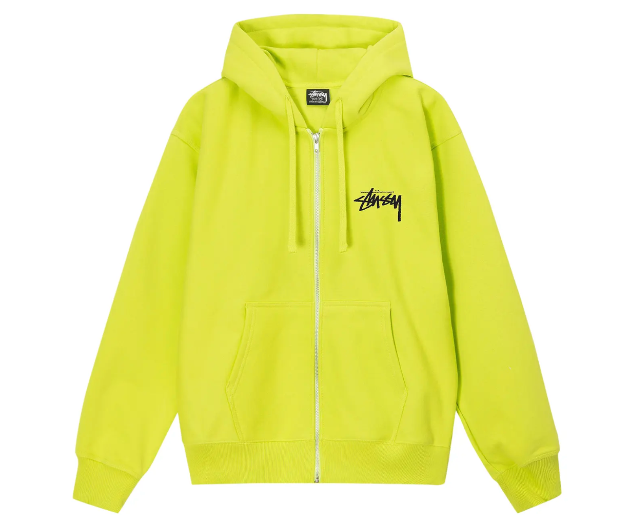 Stussy Stock New York Zip Hoodie Keylime Green