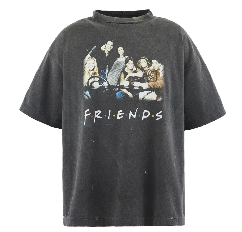 Saint Mxxxxxx Friends SS T-Shirt Black