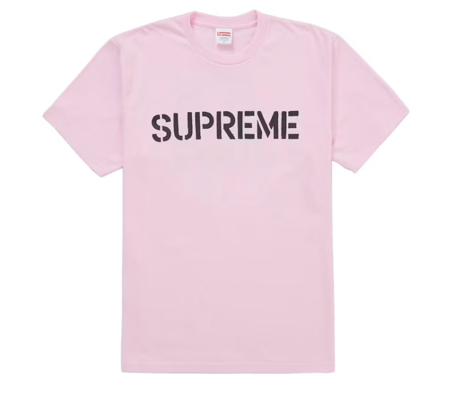 Supreme Hard Tee Light Pink