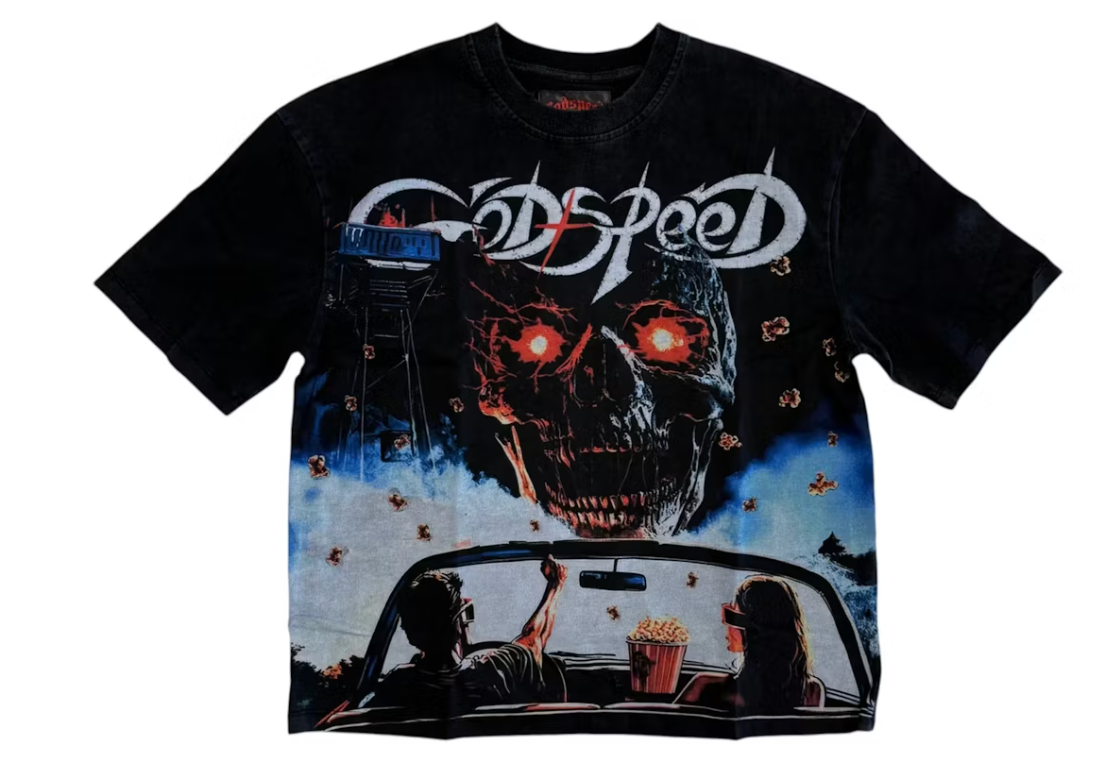 Godspeed Drive-In T-shirt Black Wash