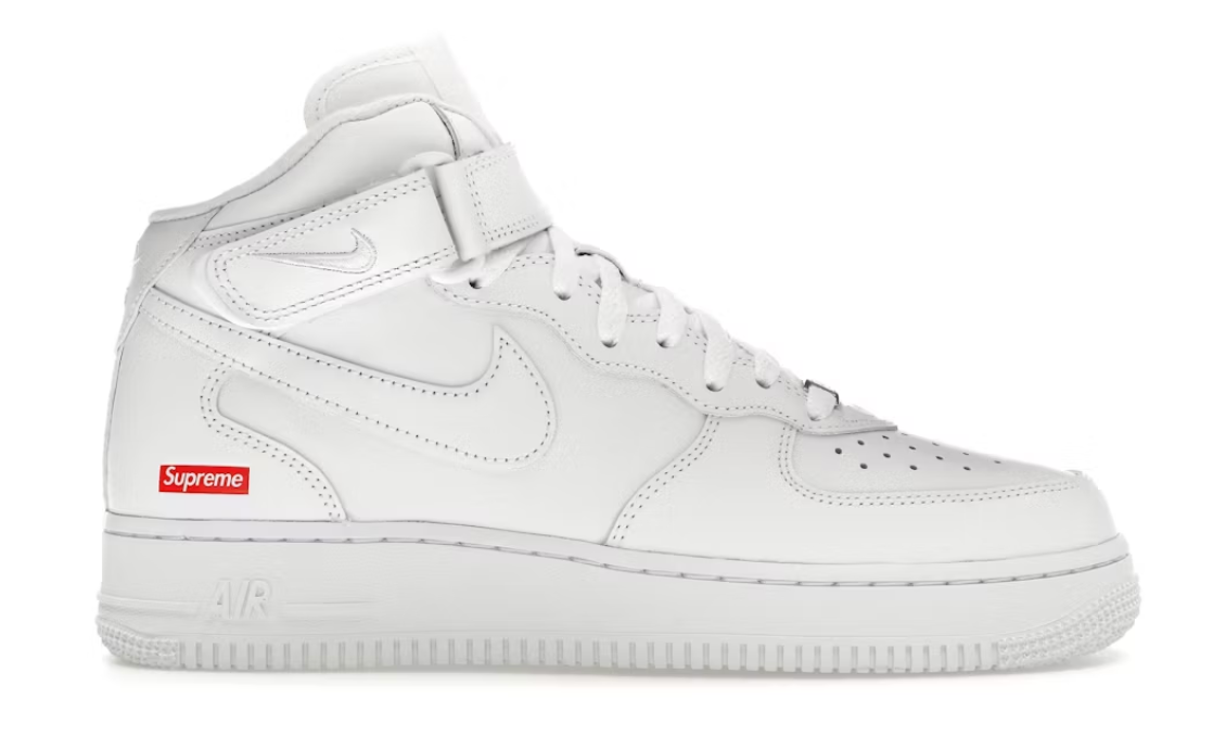 Nike Air Force 1 Mid Supreme White