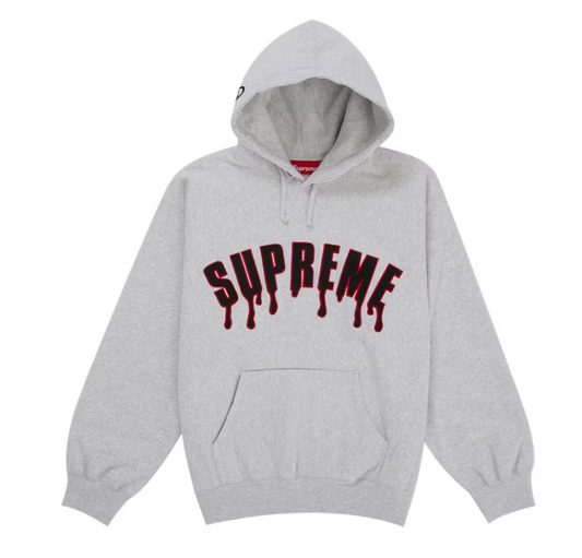 Supreme Ghostface Arc Hooded Sweatshirt Ash Grey