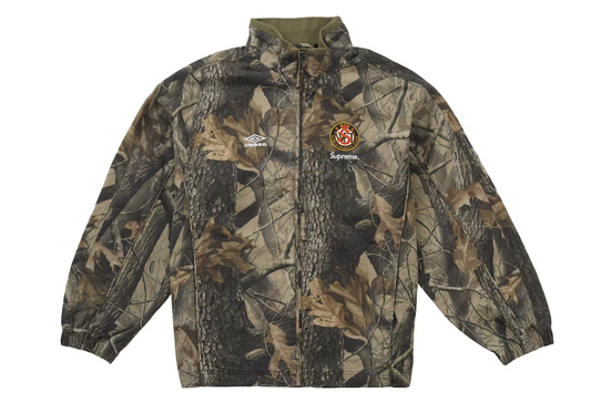 Supreme Umbro Cotton Ripstop Track Jacket (SS26) Realtree Hardwoods Camo