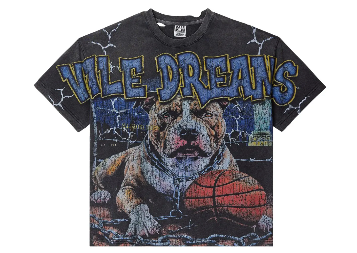 Vale Forever Guard Dog Big Tee Black