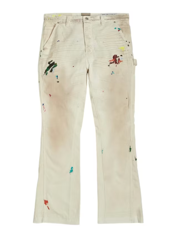 Gallery Dept. Painted Carpenter Flare Pant Natural