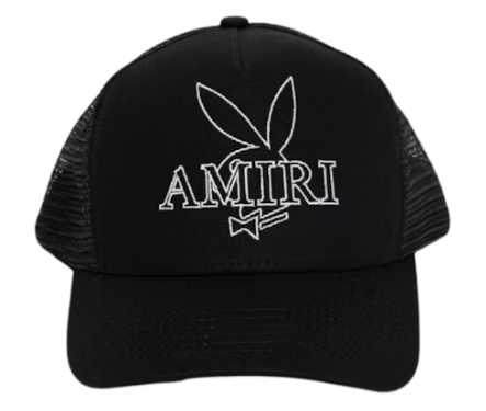AMIRI Playboy Bunny Logo Hat Black