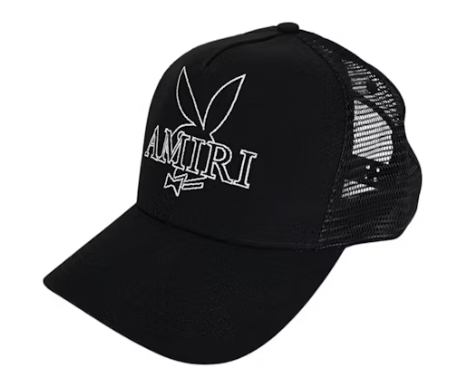 AMIRI Playboy Bunny Logo Hat Black