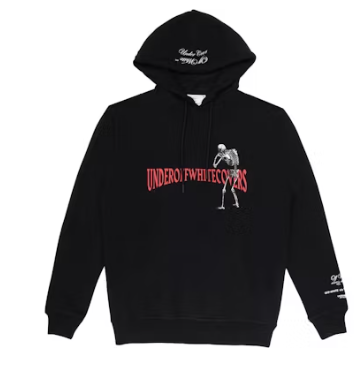 OFF-WHITE Undercover Skeleton RVRS Hoodie Black Multicolor