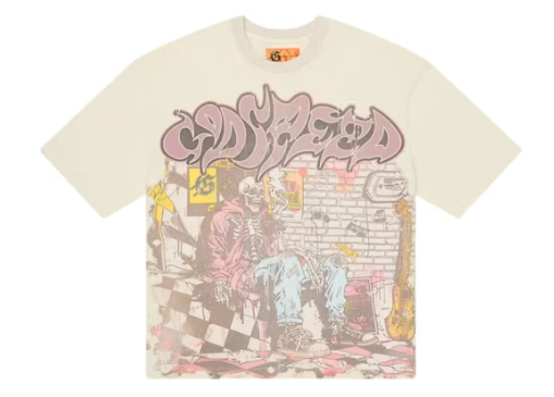 Godspeed Stoner T-Shirt Bone