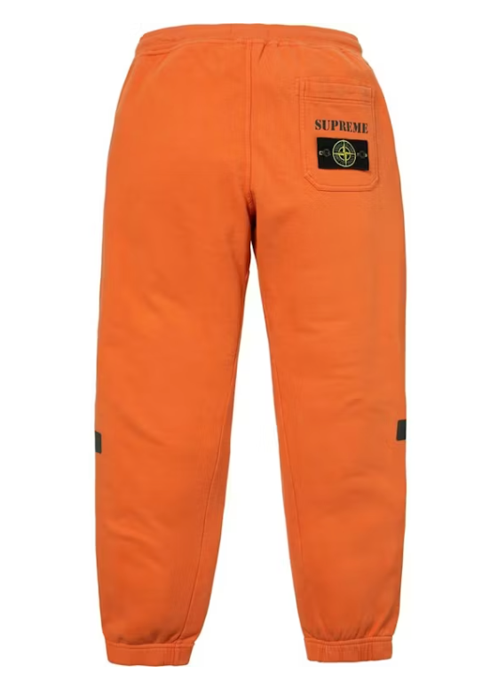Supreme Stone Island Sweatpant Orange