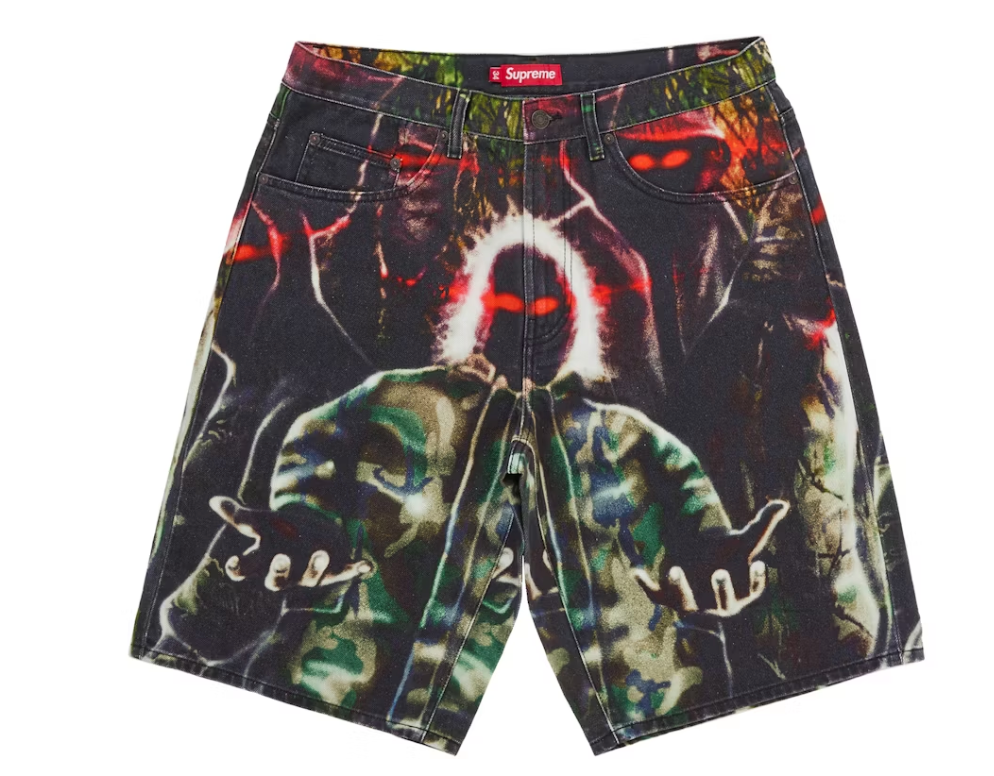 Supreme Shadows Baggy Denim Short Multicolor