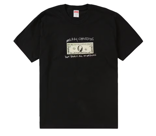 Supreme Spend It Tee Black