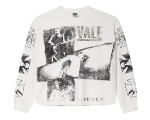 Vale Forever Valley Slam Long Sleeve Thermal T-Shirt White