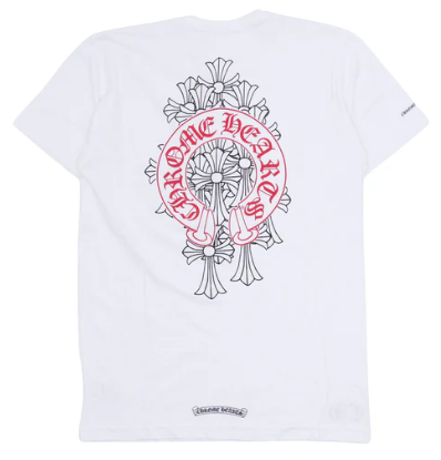Chrome Hearts Horseshoe Cemetery Pocket T-Shirt White
