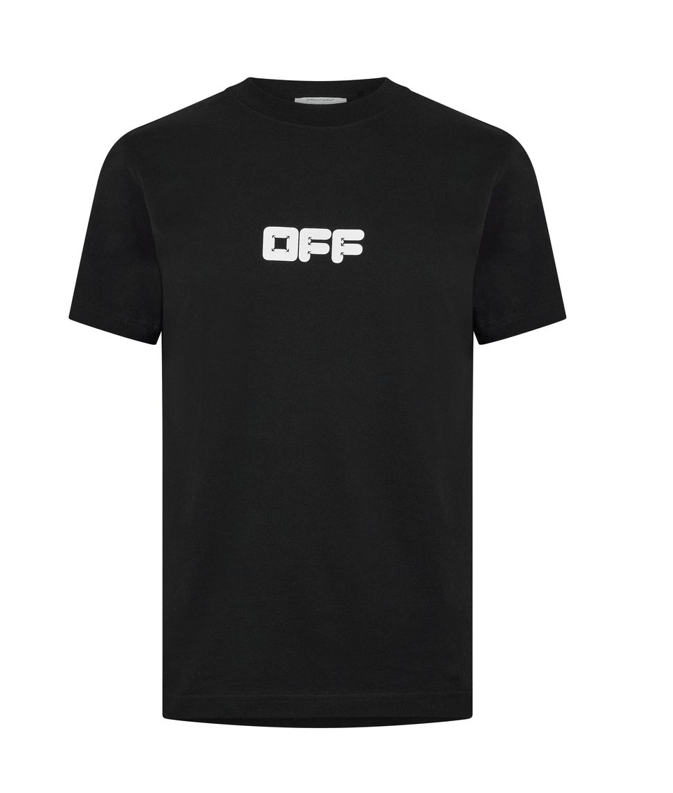 Off-White c/o Virgil Abloh Men's Black Off Slim Fit T Shirt