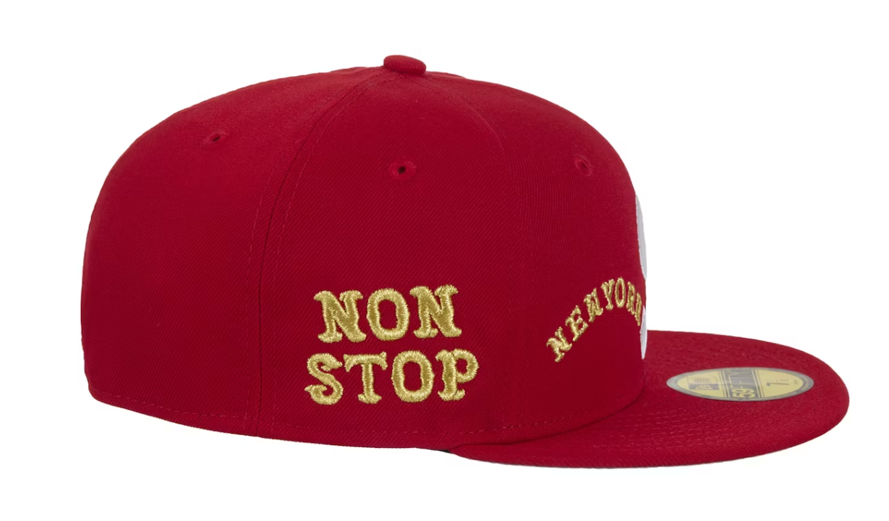 Supreme Homerun S Logo New Era 59Fifty Hat Red