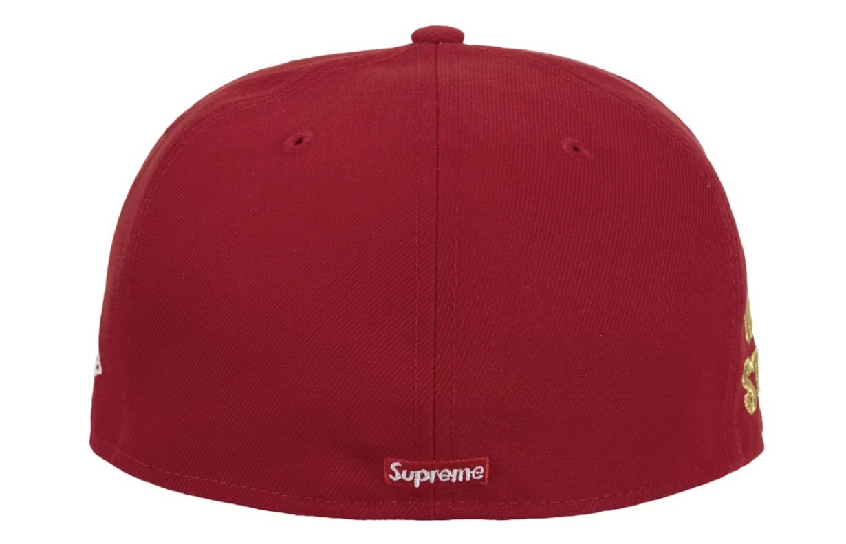 Supreme Homerun S Logo New Era 59Fifty Hat Red