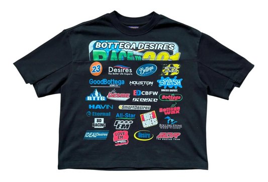 Bottega Desires Race T-Shirt Black