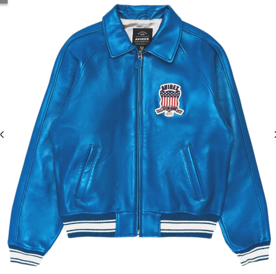 Avirex Icon Jacket Teal Blue