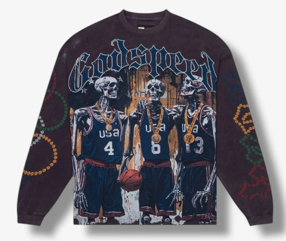 Godspeed DreamTeam '24 Long-Sleeve T-Shirt Vintage Navy