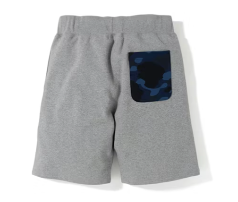 BAPE Shark Sweat Shorts Grey/Blue