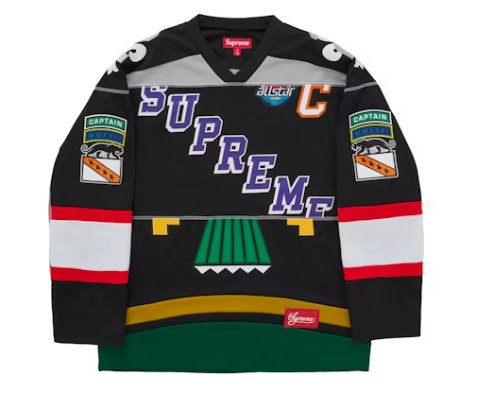Supreme Paneled Hockey Jersey Black