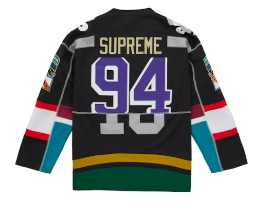 Supreme Paneled Hockey Jersey Black