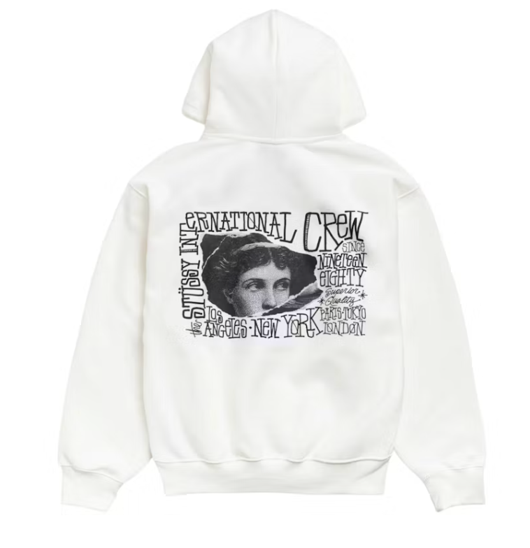 Stussy Victoria Hoodie Off White