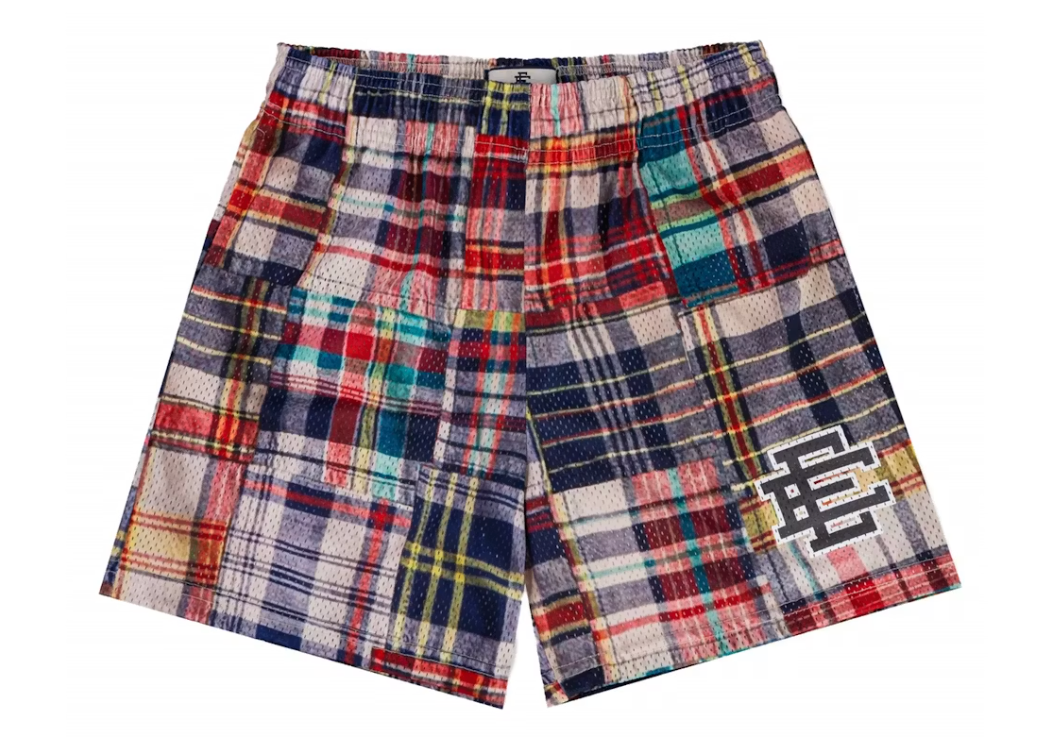 Eric Emanuel EE Basic/Core Short Madras Plaid/Grey EE
