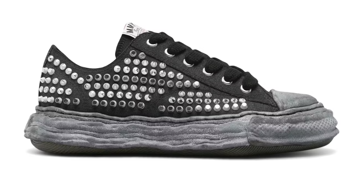 Maison Mihara Yasuhiro Peterson 23 OG Sole Canvas Low Studded Black