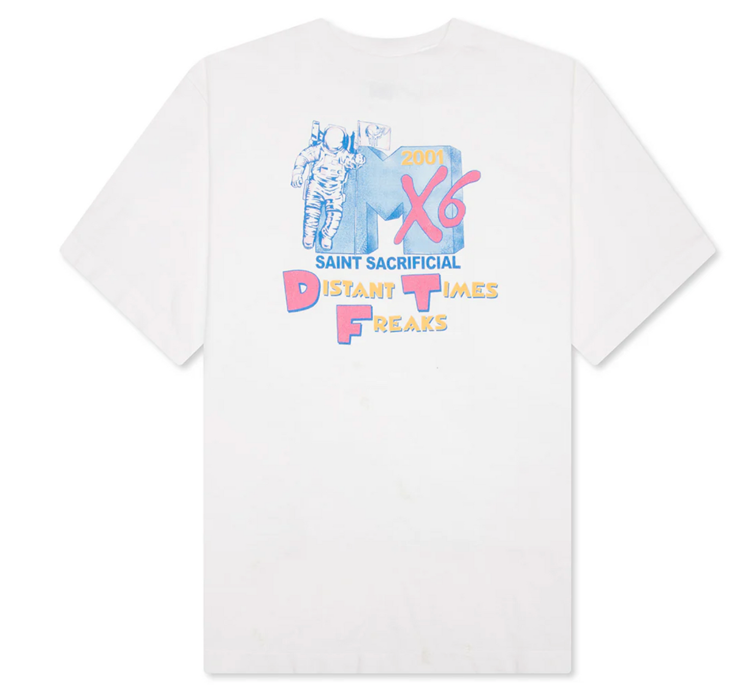 Saint Michael Sean Wotherspoon Astro Distant Times Freaks T-Shirt White