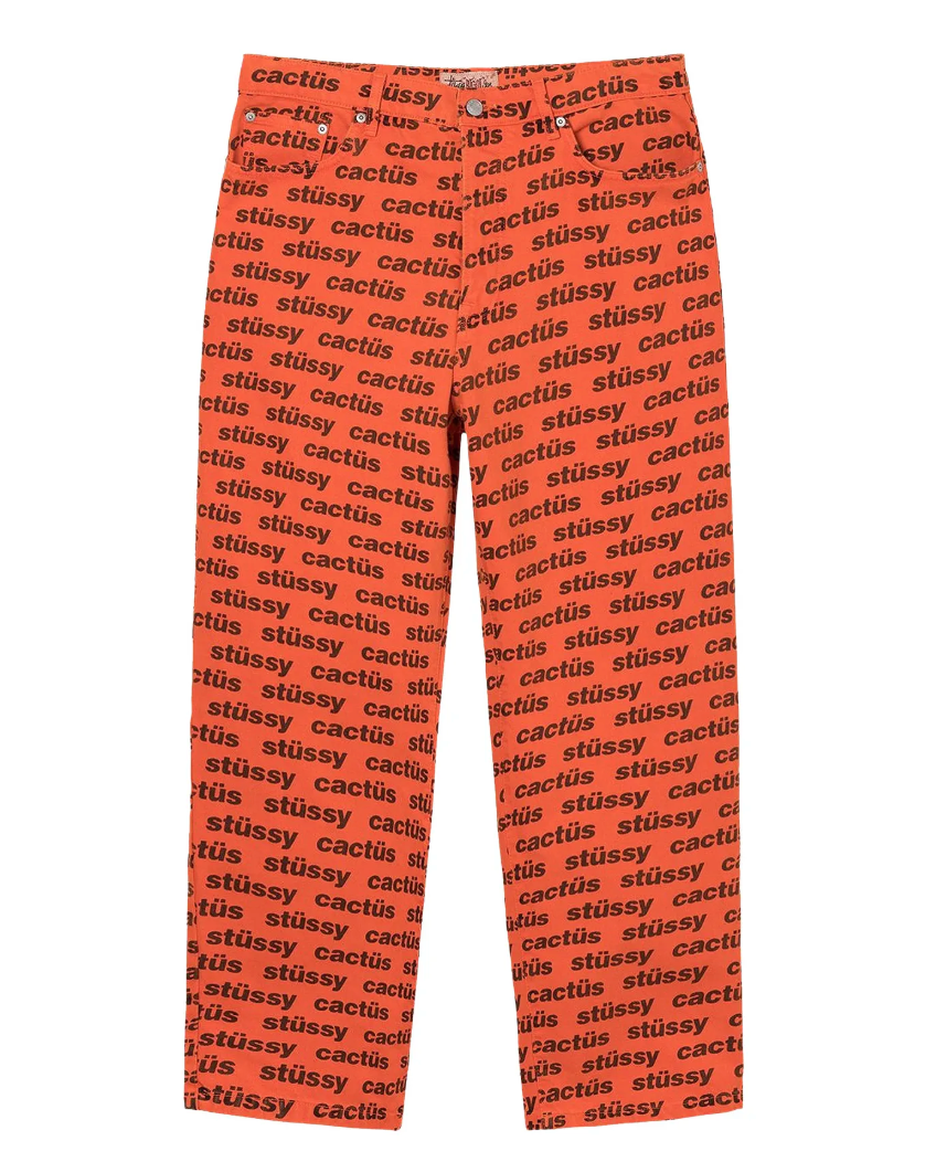 Stussy x Cactus Plant Flea Market Big Ol' Jean Orange