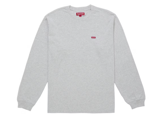 Supreme Small Box L/S Tee (FW25) Ash Grey