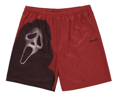Supreme Ghostface Mesh Short Red