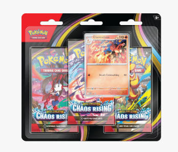 Pokémon Mega Evolution Chaos Rising 3-Pack Blister [Charmeleon]
