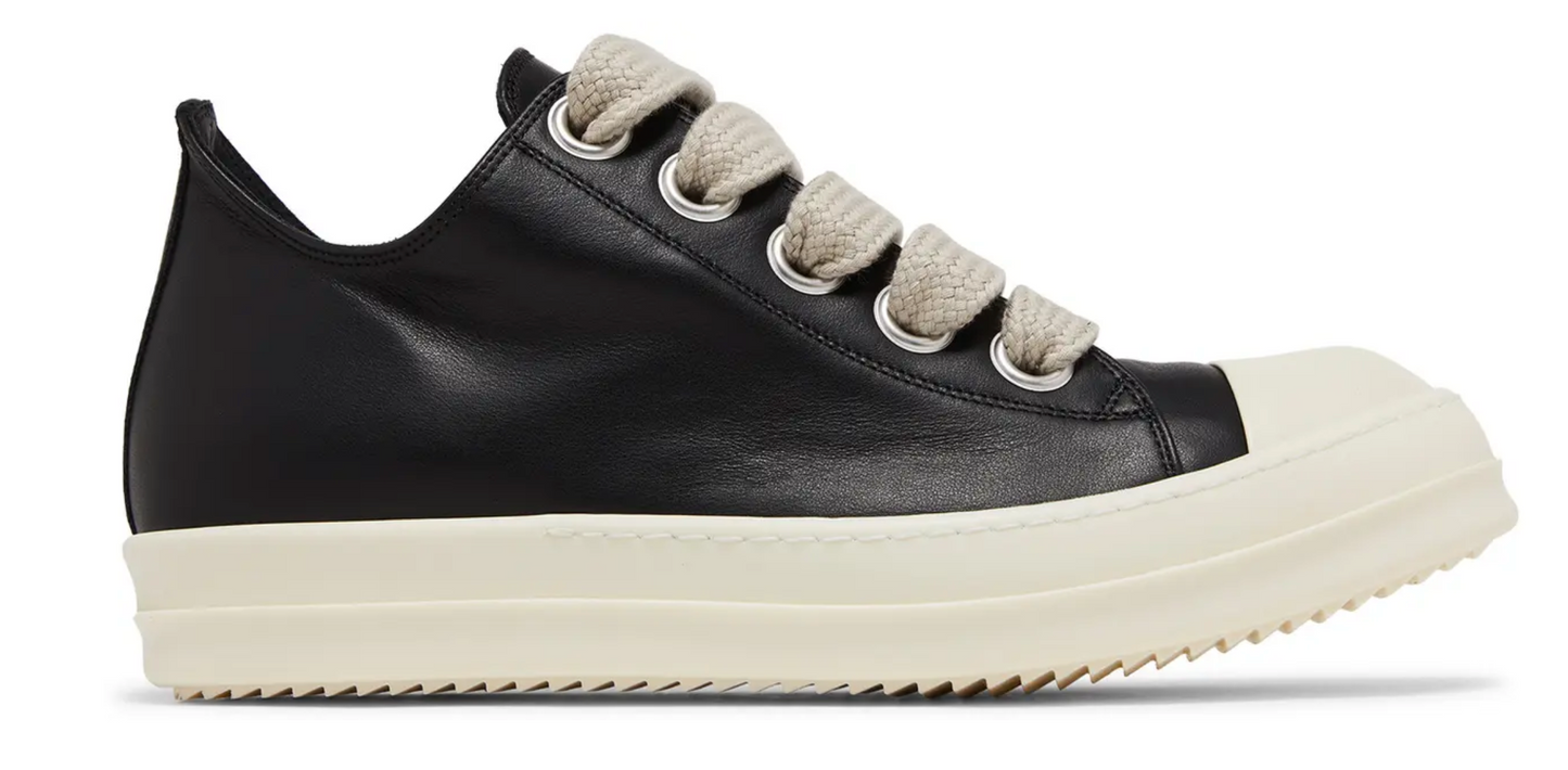 Rick Owens Porterville Jumbolaced Low Black