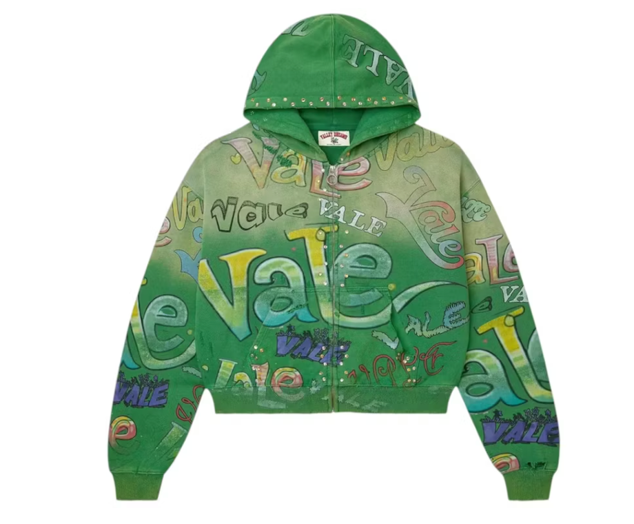 Vale Forever Spearmint Zip Up Hoodie Green