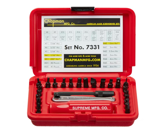 Supreme Chapman Screwdriver Set Red