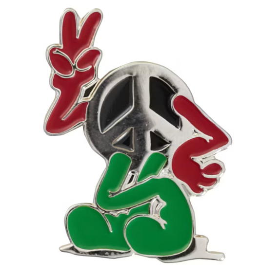 Supreme Peace Pin Silver