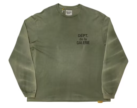 Gallery Dept. French Longsleeve T-shirt Olive
