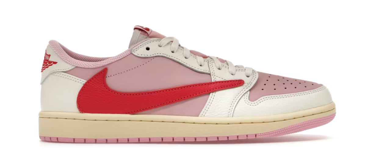 Jordan 1 Retro Low OG SP Travis Scott Sail Tropical Pink