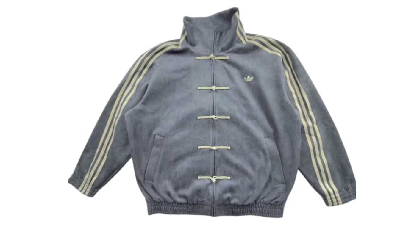 adidas CTT Chinese Track Top 3.1 Gender Neutral Jacket (Asia Sizing) Grey Blue