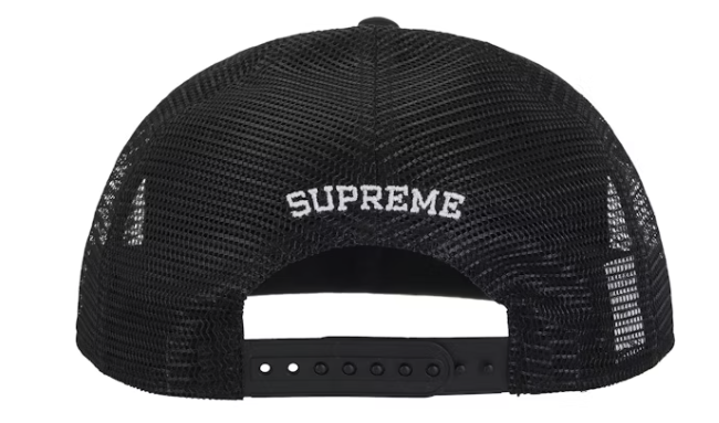 Supreme Pins Mesh Back 5-Panel Black