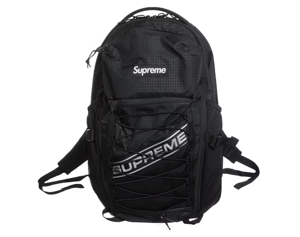 Supreme Logo Backpack Black (FW23)