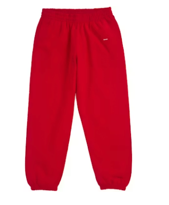 Supreme Small Box Sweatpant (FW24) Red
