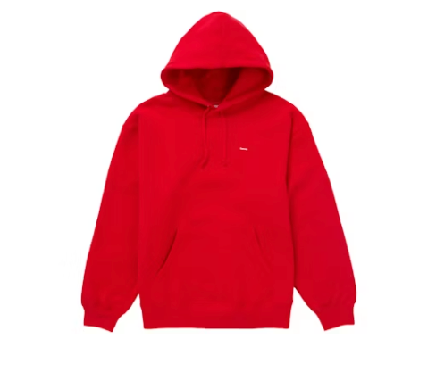 Supreme Small Box Hooded Sweatshirt (FW24) Red