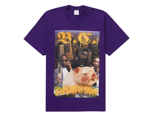 Supreme Bernadette Corporation Money Tee Purple