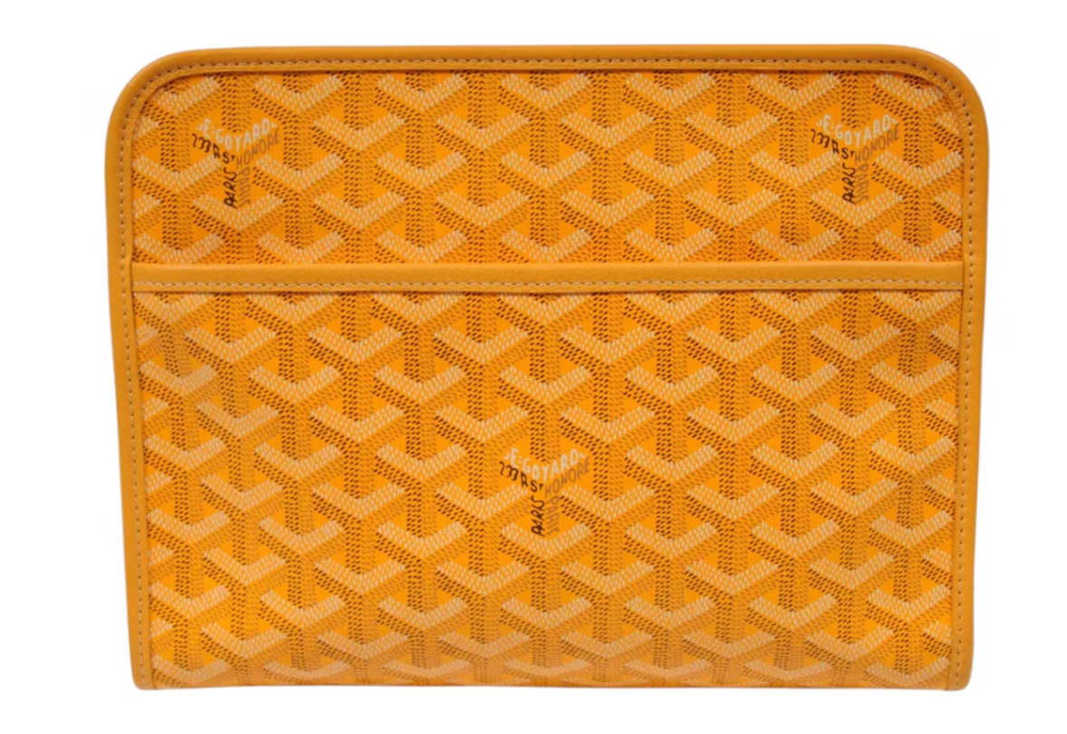Goyard Jouvence Toiletry Bag MM Yellow