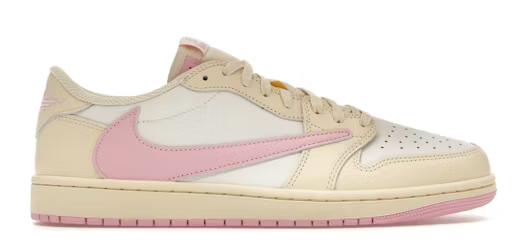 Jordan 1 Retro Low OG SP Travis Scott Shy Pink