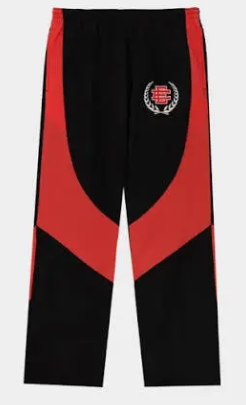 Eric Emanuel Olympic Flight Track Pants Black Red